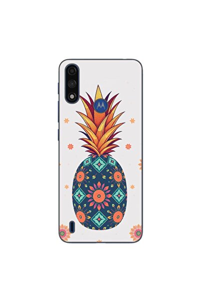 OEM Θήκη συμβατή με Motorola Moto E7 Power Σιλικόνης Τζελ TPU με σχέδιο Φλορά...
