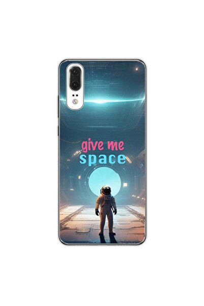 OEM Husa compatibila cu Huawei P20 Silicon Gel Tpu Model Give Me Space