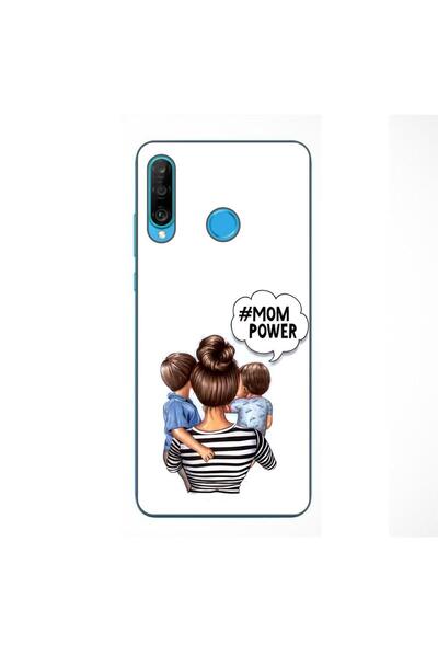 OEM Husa compatibila cu Huawei P30 Lite Silicon Gel Tpu Model Mom of Boys