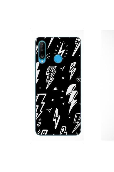 OEM Case compatible with Huawei P30 Lite Silicon Gel Tpu Lightnings Model