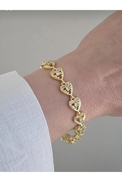 8atelier سوار Xuping Mini Heart Stone Detail مقاوم للتلف