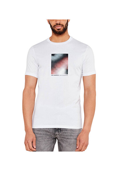 Karl Lagerfeld Ανδρικό T-shirt Λευκό 755038 552224-10