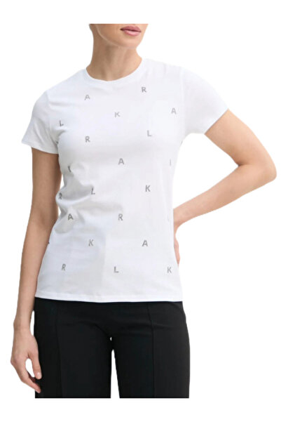 Karl Lagerfeld Γυναικείο T-shirt Λευκό A1W17078-100 WHITE