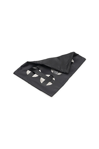 Midas Furniture مفرش طاولة جاكار أسود مقاس 40×30×3 سم