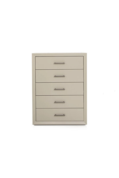 Midas Furniture WOODEN CHEST OF DRAWER 85X45X113 CM GREY