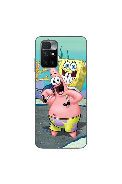 OEM Husa compatibila cu Xiaomi Redmi 10 Silicon Gel Tpu Model Spongebob