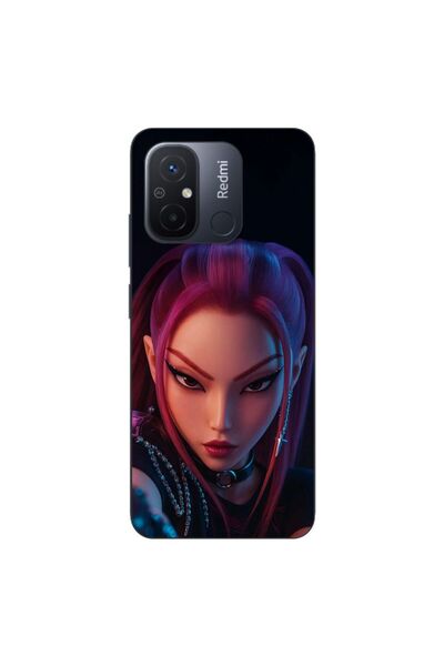 OEM Husa compatibila cu Xiaomi Redmi 12C Silicon Gel Tpu Model KPop Demon Hun...