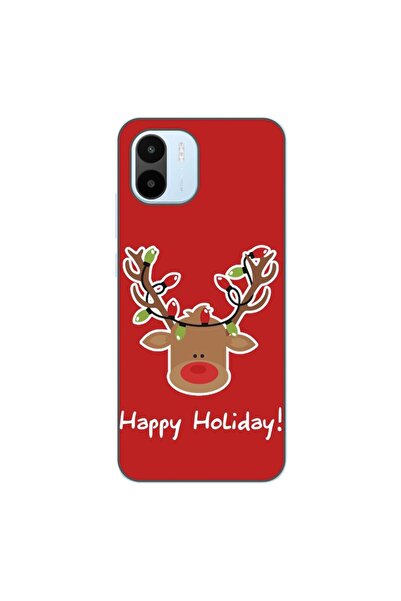 OEM Husa compatibila cu Xiaomi Redmi A1 Silicon Gel Tpu Model Craciun Ren Hap...