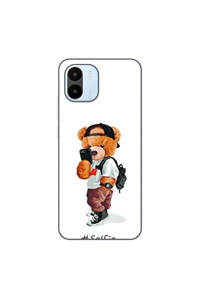 OEM Husa compatibila cu Xiaomi Redmi A1 Silicon Gel Tpu Model Bear Teddy Selfie