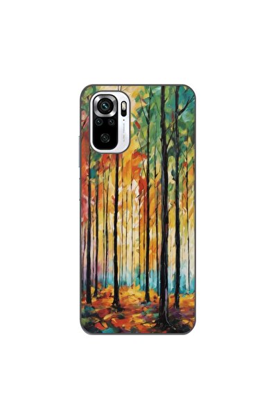OEM Husa compatibila cu Xiaomi Poco M5s Silicon Gel Tpu Model Colored Forest Art