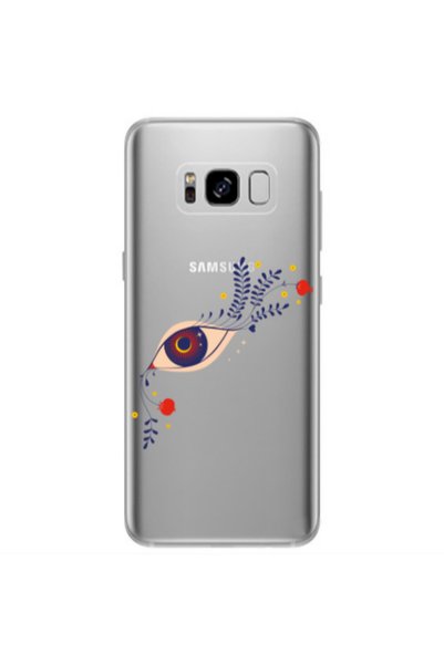 Other Samsung S8 Flower eye Transparent Silicone TPU Θήκη