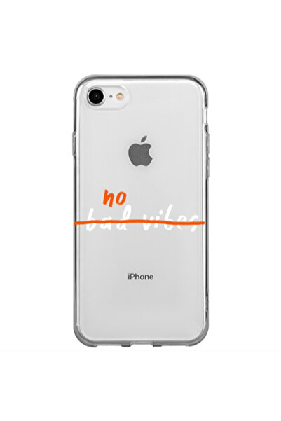 Other Apple iPhone SE 2020 No bad vibes 2 Transparent Silicone TPU Θήκη
