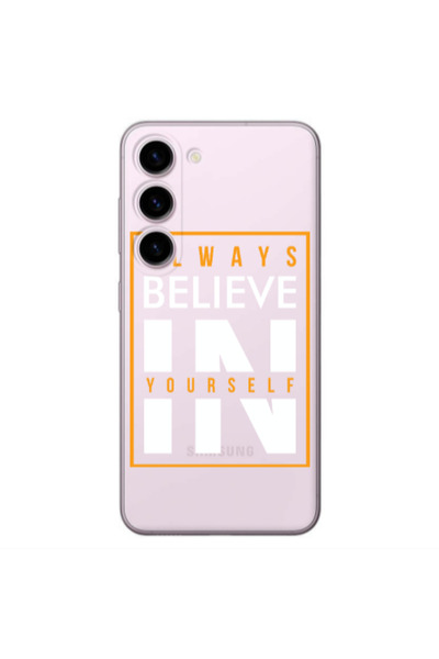 Other Samsung S23 Plus Always Belive Transparent Silicone TPU Θήκη