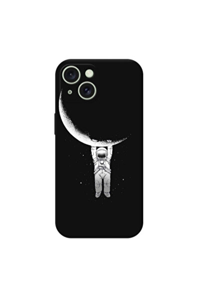Other Apple iPhone 15 Plus Swinging on the moon Transparent Silicone TPU Θήκη