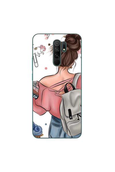OEM Husa compatibila cu Xiaomi Redmi 9 Silicon Gel Tpu Model Girl Fashion School