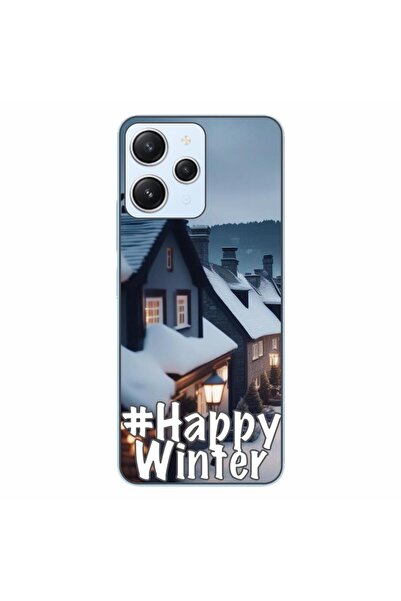 OEM Husa compatibila cu Xiaomi Redmi 12 4G Silicon Gel Tpu Model Happy Winter