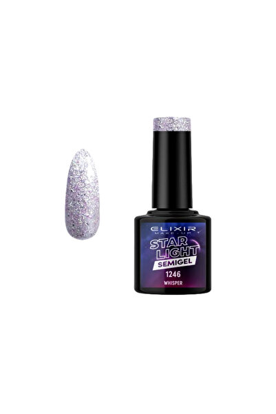 Elixir STAR LIGHT SEMI GEL (ΗΜΙΜΟΝΙΜΟ ΒΕΡΝΙΚΙ) -1246 (WHISPER) 8ML