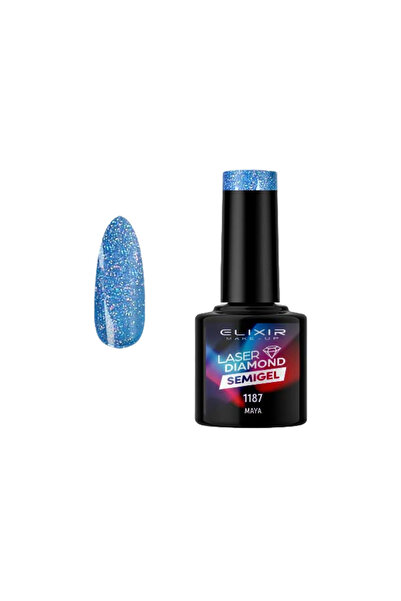 Elixir LASER DIAMOND SEMI GEL (ΗΜΙΜΟΝΙΜΟ ΒΕΡΝΙΚΙ) -1187 (MAYA) 8ML