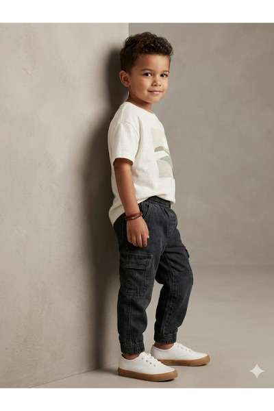 SAYDAMODA Black Jogger Pants