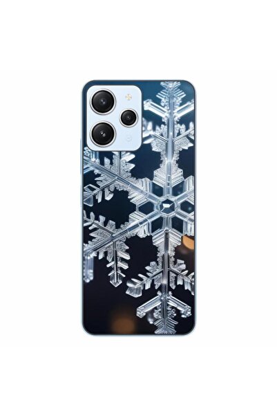 OEM Husa compatibila cu Xiaomi Redmi 12 4G Silicon Gel Tpu Model Big Snowflake