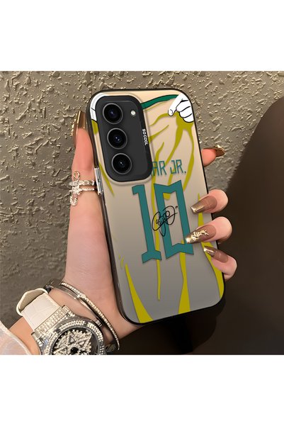 Hontinga Samsung Galaxy S23 Compatible Silicone Edge Hard Back Case Couple Ph...