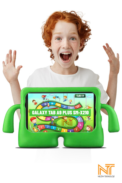Nezih Case Samsung Galaxy Tab A11 Plus / A9 Plus X210 X210 Uyumlu Çocuklar Iç...