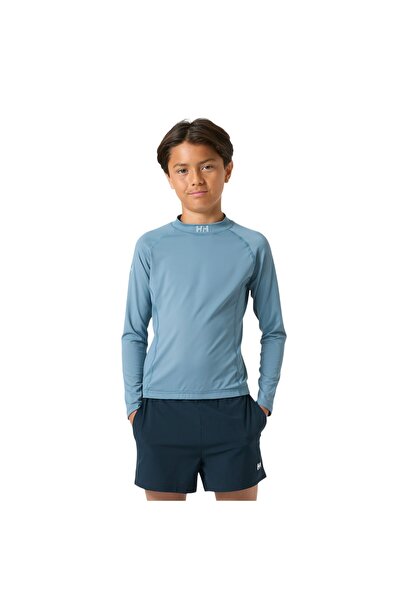 Helly Hansen Children's Blue Jr Waterwear Rashguard Lycra Sweatshirt