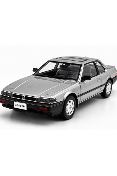 Whitebox 1:24 1985 Honda Prelude Ex Silver Model Car