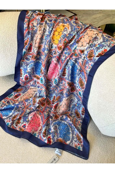 Modario Si̇yane Cotton Shawl Pattern 3 - 12