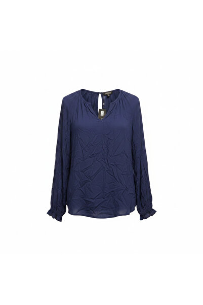esmara Women's Navy Blue Long Sleeve Blouse