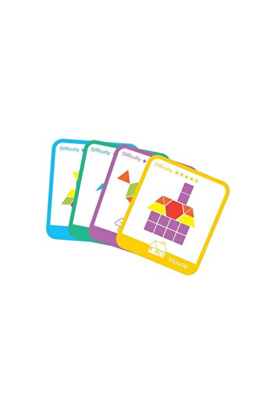 OEM Jucărie educativă din lemn pentru copii, Joc de Societate Tangram din Lem...