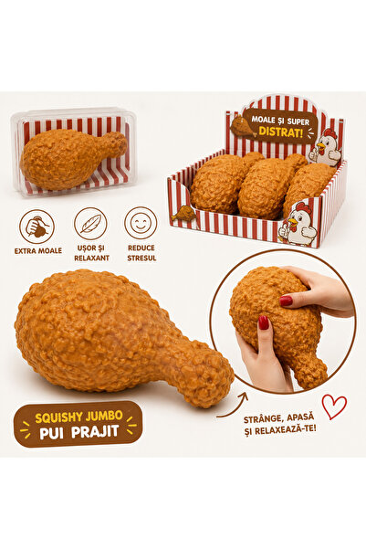 GIA'S WORLD 🍗 kfs Chicken Squishy Extra moale și satisfăcător Plreducerea st...