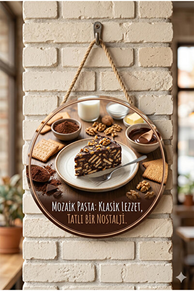 Mayeka Mozaik torta tematska drvena zidna vrata dekorativna slika za pekare, ...