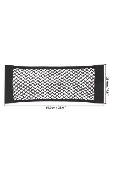 Tesay Car trunk mesh organizer, storage pockets, super elastic 60×25