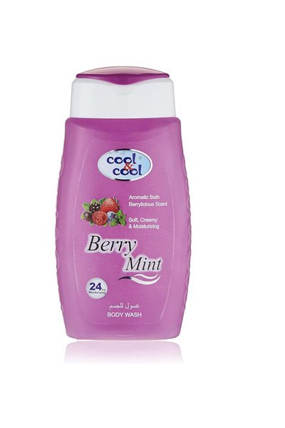 COOL & COOL Body Wash Berry Mint 250ML - Refreshing,Vitamin- E,24-Hour Moistu...