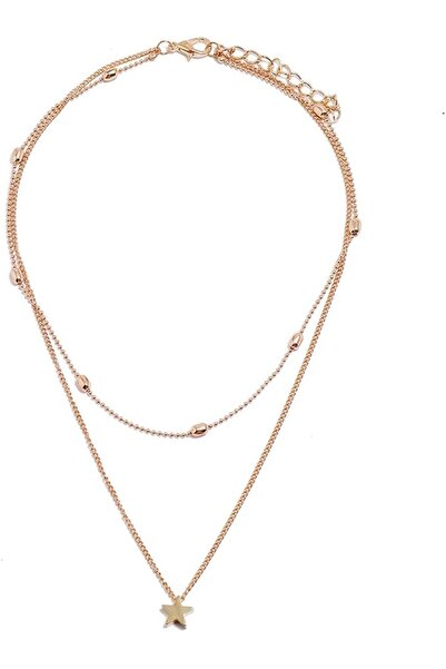 Shining Diva Fashion Stylish Multilayer Chain Pendant Necklace for Women and ...