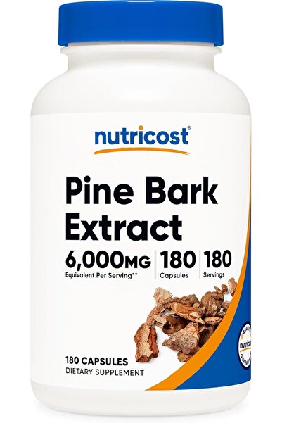 Nutricost Pine Bark Extract 6000mg, 180 Capsules, Standardized to Contain 95%...