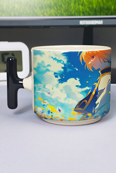 ZipZap Hunter Hunter Anime Printed Ceramic Luxury Mug (1 Piece) T-Shaped Spec...