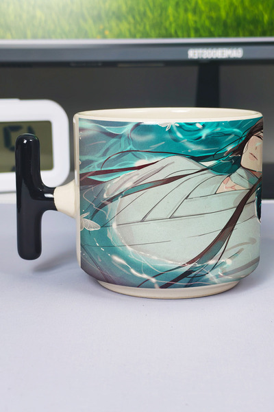 ZipZap Tian Guan Cifu Anime Printed Ceramic Luxury Mug (1 Piece) T-Shaped Spe...