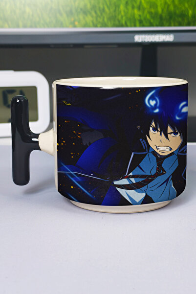 ZipZap Ao No Exorcist Anime Printed Ceramic Luxury Mug (1 Piece) T-Shaped Spe...