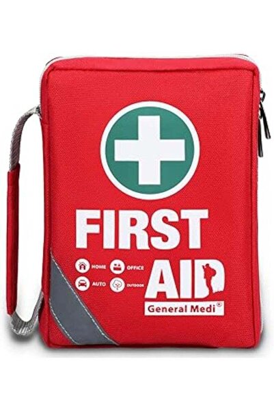 General Medi First Aid Kit - Small Compact First Aid Kit Bag (175 Piece) - Re...