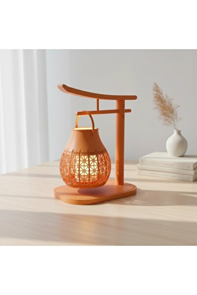 OEM Mini Decorative LED Night Light with Patterned and Stand - Orange Carbon ...