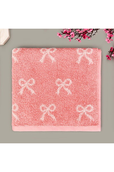 LC Waikiki Nevavm Soft Ribbon Face Towel - Powder / Pink - 50X90 cm