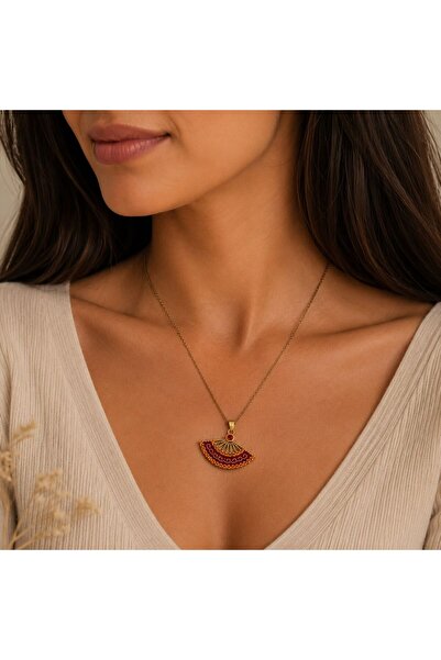 stainless steell Fan Steel Necklace