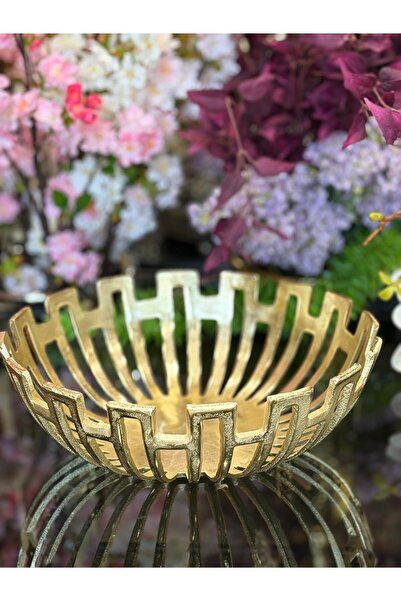 Sembol Gold Cast Fruit Bowl