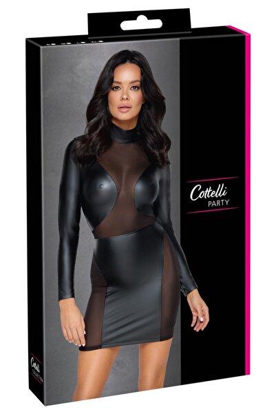 Cottelli Lenjerie de damă – Rochie de petrecere cu mânecă lungă, mărimea S, n...
