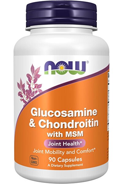 Now Glucosamine and Chondroitin with MSM Capsules from NOW, 90 Capsules