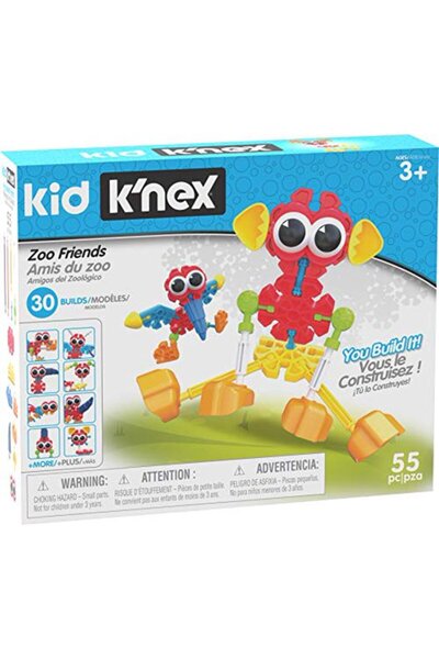 NEX K’NEX Zoo Friends Building Set – 55 PCs