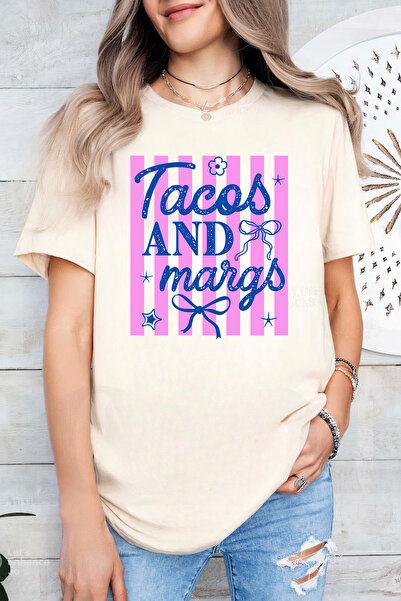 Sarah's Boutique Women's T-shirt – 100% cotton – Tacos Margs