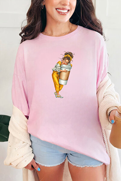 Sarah's Boutique Women's T-shirt – 100% cotton – Hug Coffee
